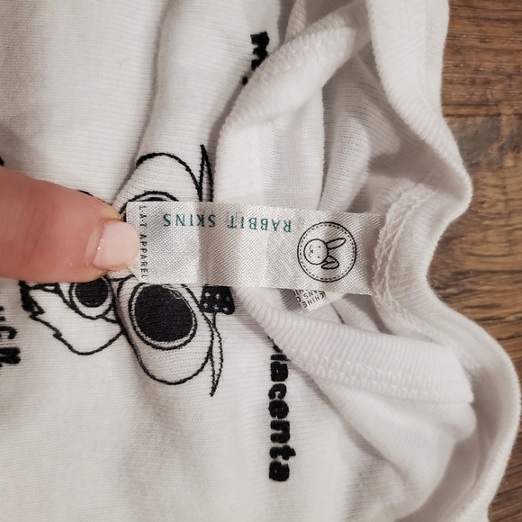 Rabbit Skins Birth Beautifully Baby White Placenta Owl Unisex Bodysuit Cotton NB - Picture 3 of 7